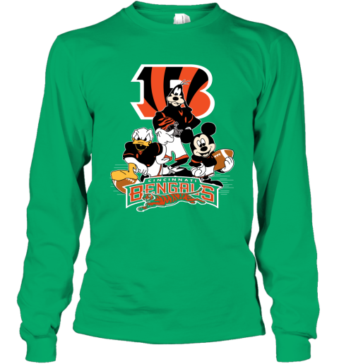 NFL Cincinnati Bengals Mickey Mouse Donald Duck Goofy Football T Shirt -  Rookbrand