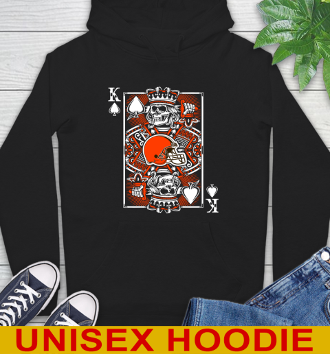 Cleveland Browns NFL Football The King Of Spades Death Cards Shirt Hoodie