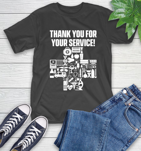 Nurse Shirt Thank You For Your Service Health Care Providers Flu Nurse T Shirt T-Shirt