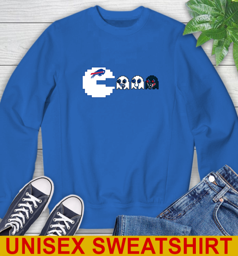 Buffalo Bills NFL Football Pac Man Champion Sweatshirt 9