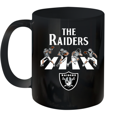 NFL Football Oakland Raiders The Beatles Rock Band Shirt Ceramic Mug 11oz
