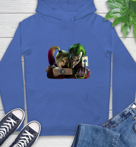 Minnesota Timberwolves NBA Basketball Joker Harley Quinn Suicide Squad Hoodie 9