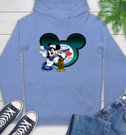 MLB Toronto Blue Jays The Commissioner's Trophy Mickey Mouse Disney Hoodie 11