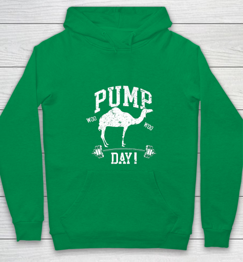 Funny Pump Day Hump Day Camel Weight Lifting Training Gym Youth Hoodie - Image 5