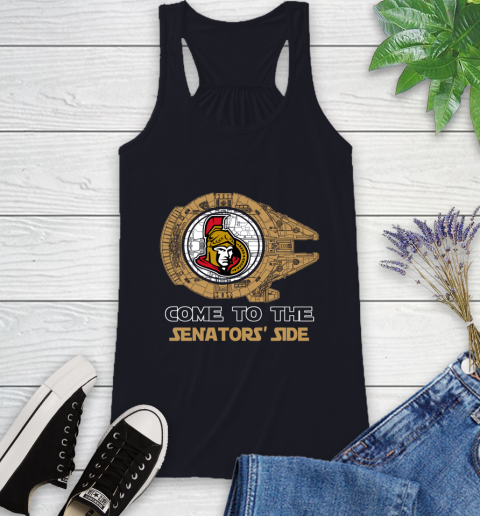 NHL Come To The Ottawa Senators Wars Hockey Sports Racerback Tank 9