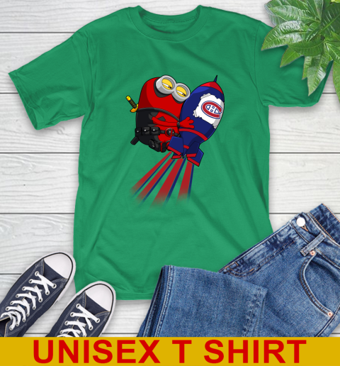 NHL Hockey Montreal Canadiens Deadpool Minion Marvel Shirt T-Shirt 7
