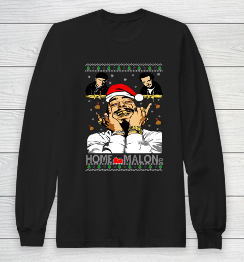 Home Malones Funny Christmas Long Sleeve T-Shirt