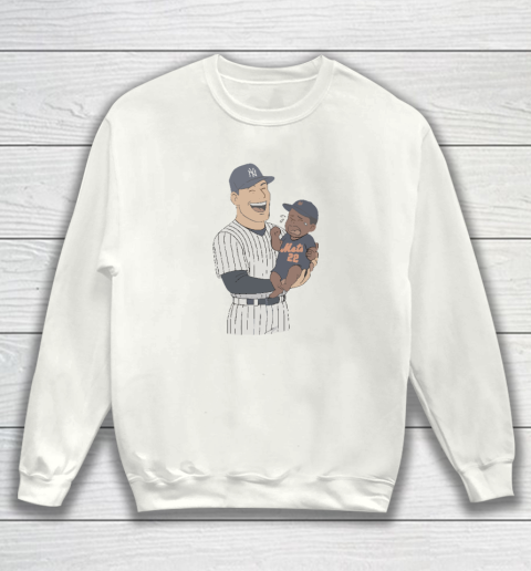 Yankees Holding Crying Mets Baby Sweatshirt