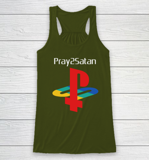 Pray2satan Racerback Tank 2