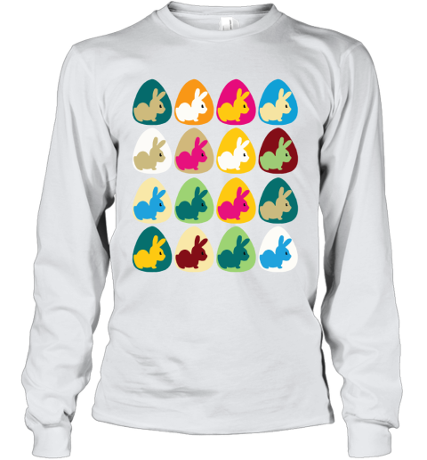 Easter Rabbit Inside Easter Egg Color Combination Youth Long Sleeve
