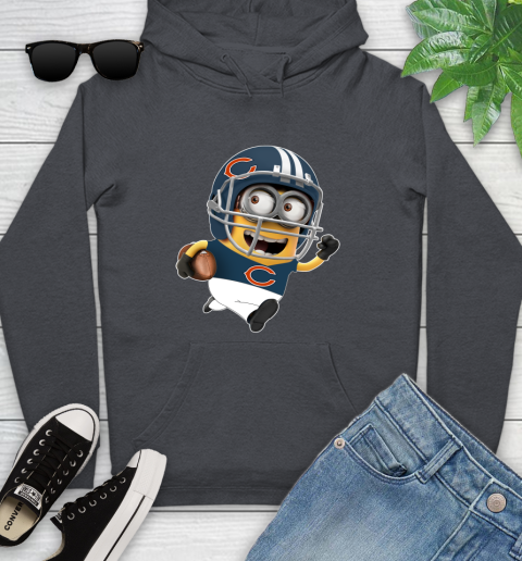 NFL Chicago Bears Minions Disney Football Sports Youth Hoodie 8