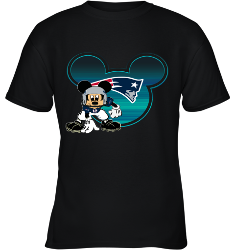 NFL New England Patriots Mickey Mouse Disney Football T Shirt uNo8LpNxC4L youth t shirt 26 95 151514 front black