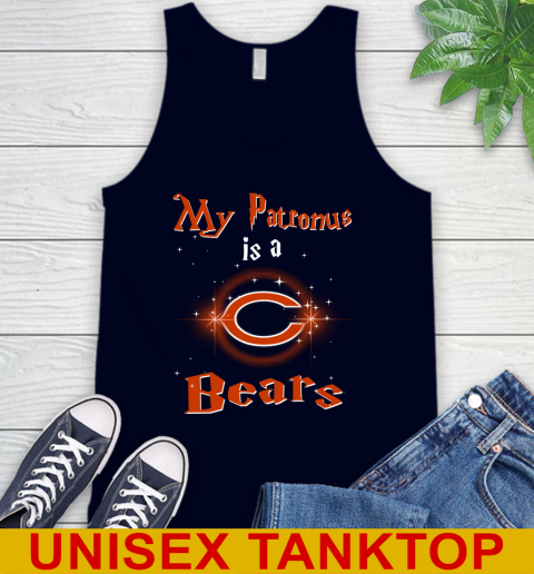 NFL Football Harry Potter My Patronus Is A Chicago Bears Tank Top 2