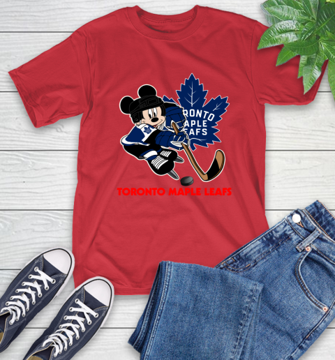NHL Toronto Maple Leafs Mickey Mouse Disney Hockey T Shirt T-Shirt 22