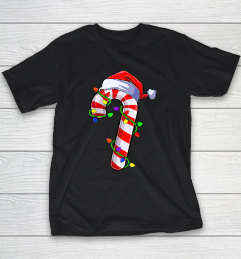 Candy Cane Crew Santa Christmas Youth T-Shirt