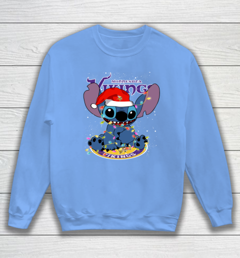 Minnesota Vikings NFL Football noel stitch Christmas Sweatshirt 7
