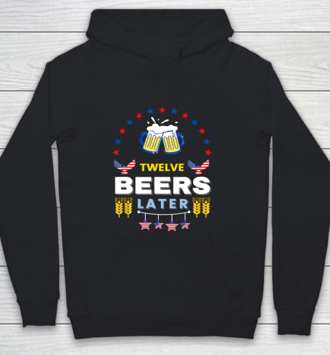 Beer Lover Shirt 4th Of July Beer Pong Drinking Youth Hoodie