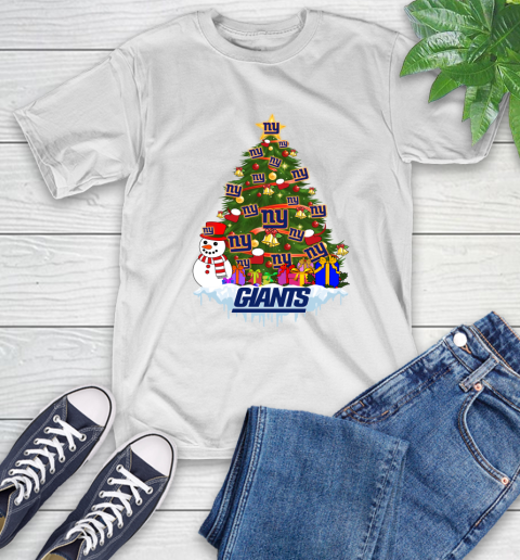 New York Giants Merry Christmas NFL Football Sports T-Shirt