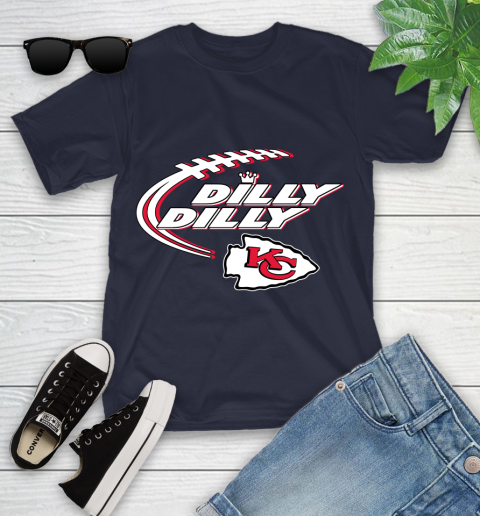 NFL Kansas City Chiefs Dilly Dilly Football Sports Youth T-Shirt 3