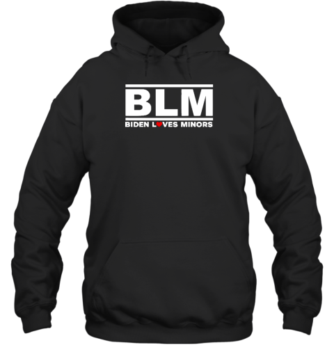 Bo Loudon Wearing Blm Biden Loves Minors Hoodie