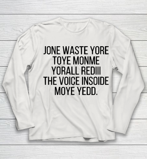Blink 182 I Miss You Funny Jone Waste Yore Youth Long Sleeve 8