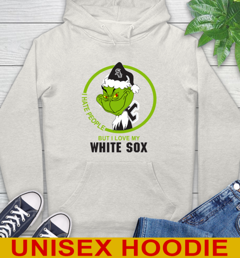 Chicago White Sox MLB Grinch I Hate People But I Love My Favorite Baseball Team 24