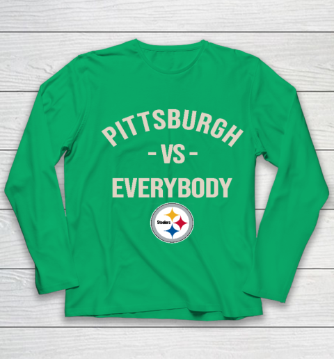 Pittsburgh Steelers Vs Everybody Youth Long Sleeve 4