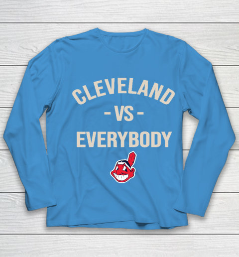 Cleveland Indians Vs Everybody Youth Long Sleeve 5