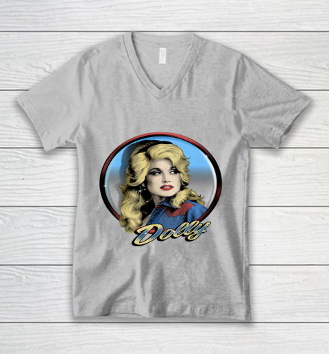 Dolly Parton Western V-Neck T-Shirt 2