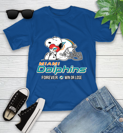 NFL The Peanuts Movie Snoopy Forever Win Or Lose Football Miami Dolphins 111