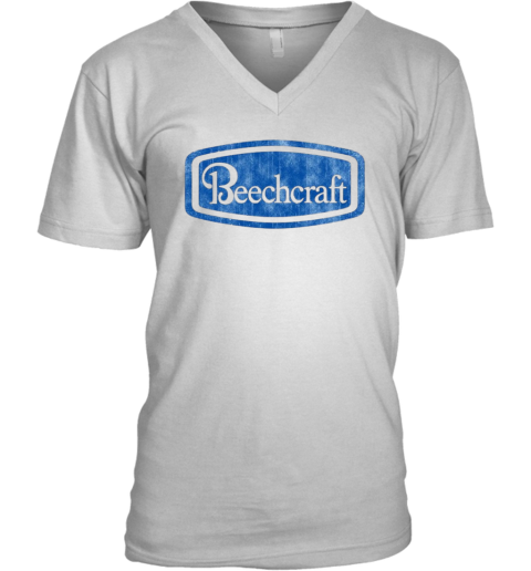 Beechcraft Logo V-Neck T-Shirt