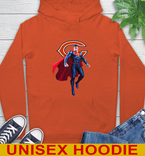 NFL Superman DC Sports Football Chicago Bears Hoodie 5