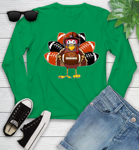 Chicago Bears Turkey Thanksgiving Day Youth Long Sleeve 6