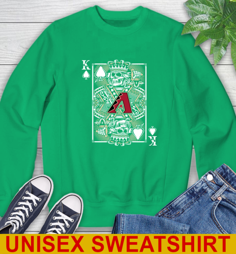 Arizona Diamondbacks MLB Baseball The King Of Spades Death Cards Shirt Sweatshirt 8