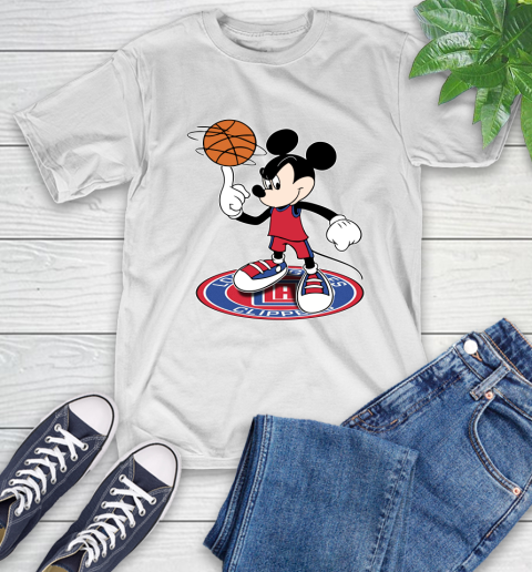 NBA Basketball LA Clippers Cheerful Mickey Disney Shirt T-Shirt 2