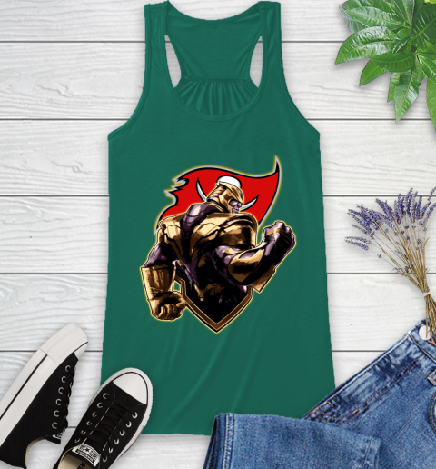 NFL Thanos Avengers Endgame Football Sports Tampa Bay Buccaneers Racerback Tank 7