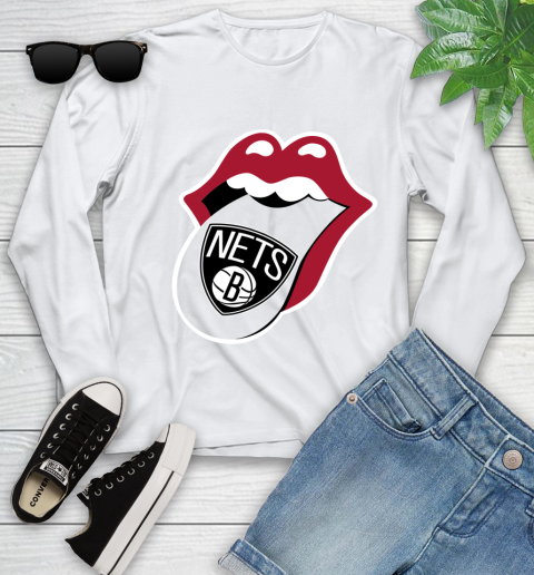 Brooklyn Nets NBA Basketball Lips I Root For My Team Adoring Fan 125
