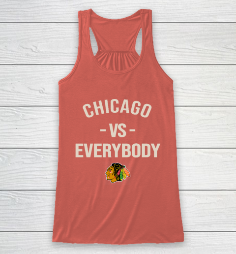 Chicago Blackhawks Vs Everybody Racerback Tank 3