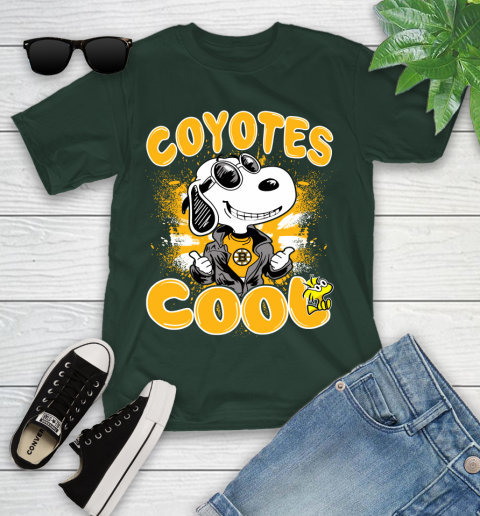 NHL Hockey Boston Bruins Cool Snoopy Shirt Youth T-Shirt 4