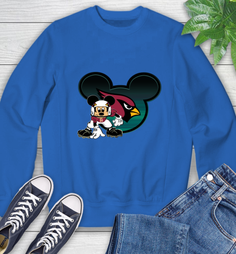 NFL Arizona Cardinals Mickey Mouse Disney Football T Shirt Sweatshirt 8