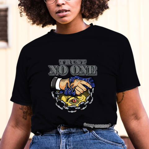 Air Jordan 1 Low – Royal Yellow Matching Sneaker Tshirt Trust No One Eye Blue and Yellow Jordan Tshirt