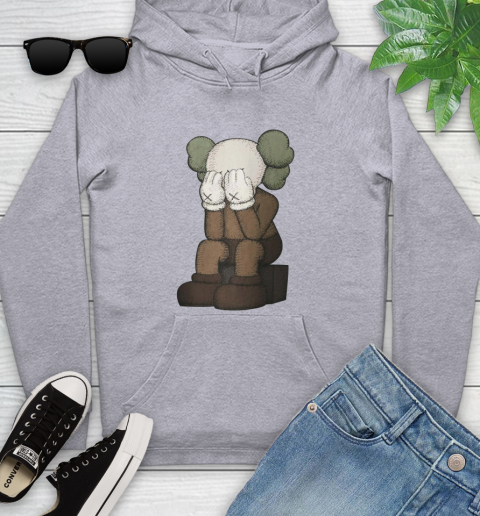 Kaws grey hoodie deals