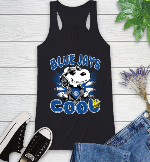 MLB Baseball Toronto Blue Jays Cool Snoopy Shirt Racerback Tank
