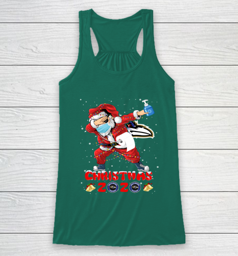 Baltimore Ravens Funny Santa Claus Dabbing Christmas 2020 NFL Racerback Tank 5
