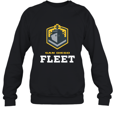 San Diego Fleet logo 4ksz san diego fleetlogo sweatshirt 35 front black