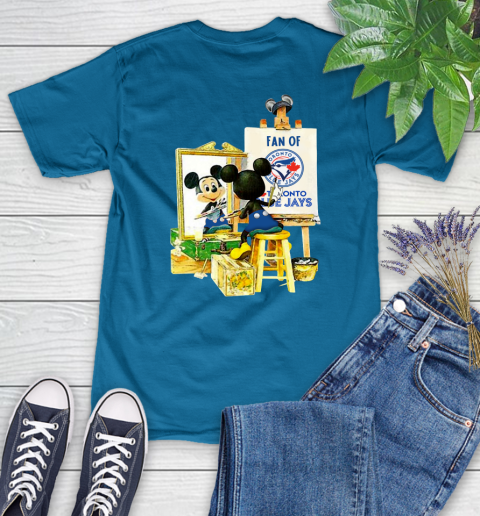 MLB Baseball Toronto Blue Jays Mickey Drawing Shirt 89