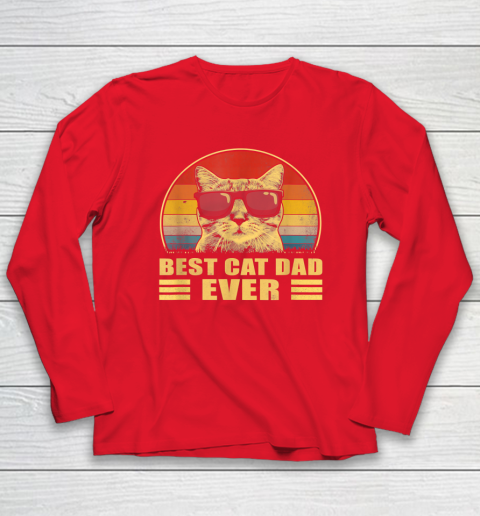 Best Cat Dad Ever Bump Fit Father's Day Gift Daddy Long Sleeve T-Shirt 6