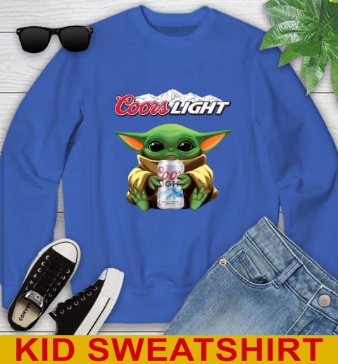 Star Wars Baby Yoda Hugs Coors Beer Shirt 119