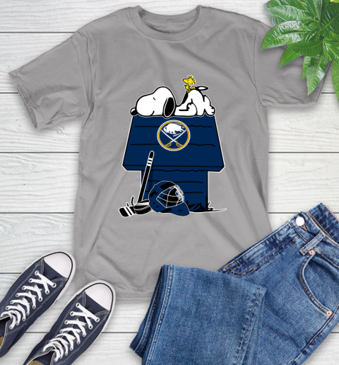 Buffalo Sabres NHL Hockey Snoopy Woodstock The Peanuts Movie T-Shirt 6