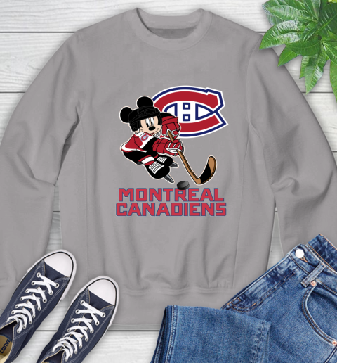 NHL Montreal Canadiens Mickey Mouse Disney Hockey T Shirt Sweatshirt 5